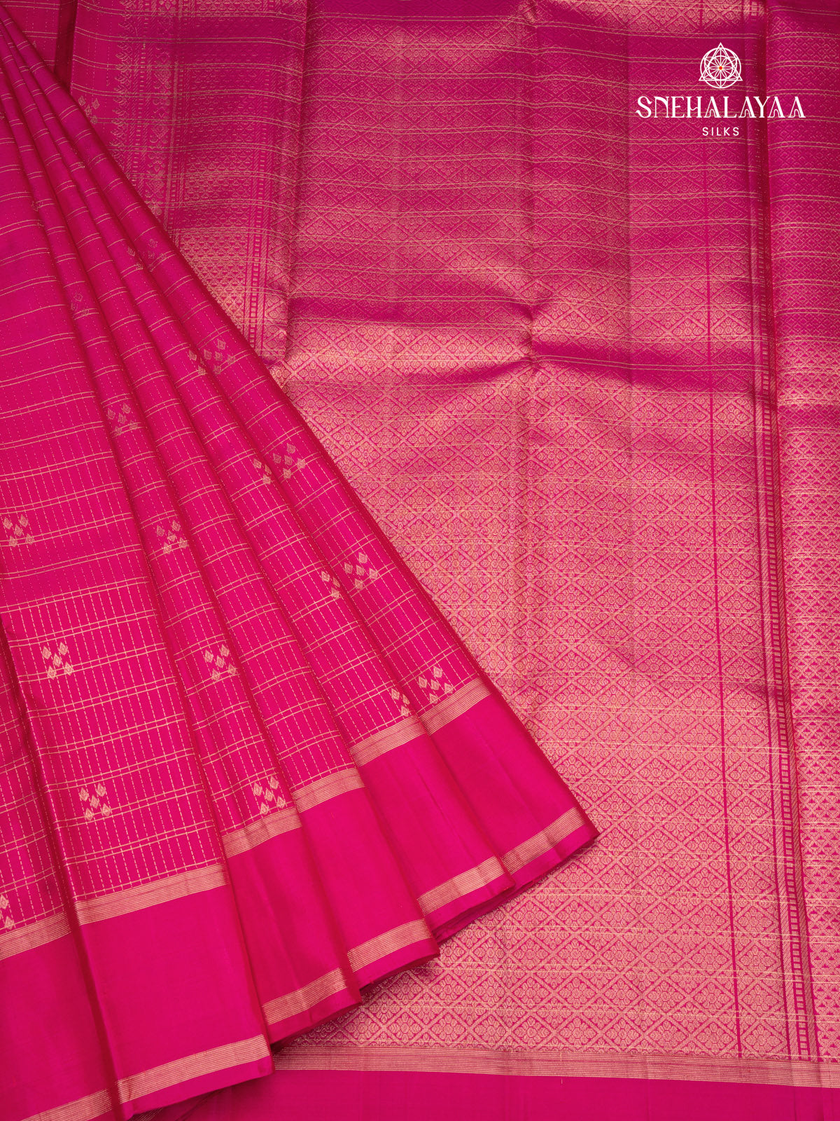 Pink Kanjivaram Silk Saree