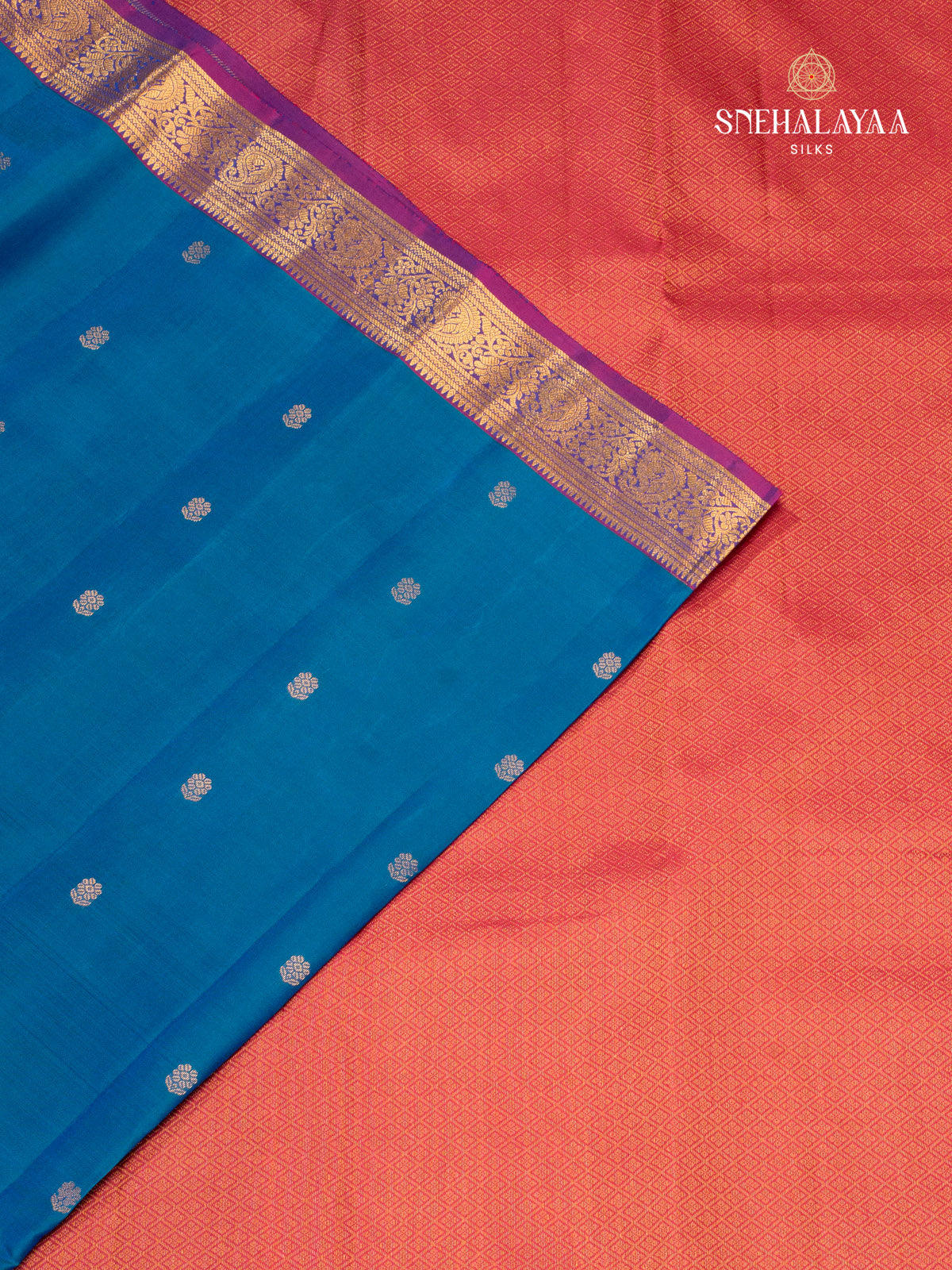 Blue Kanjivaram Silk Saree