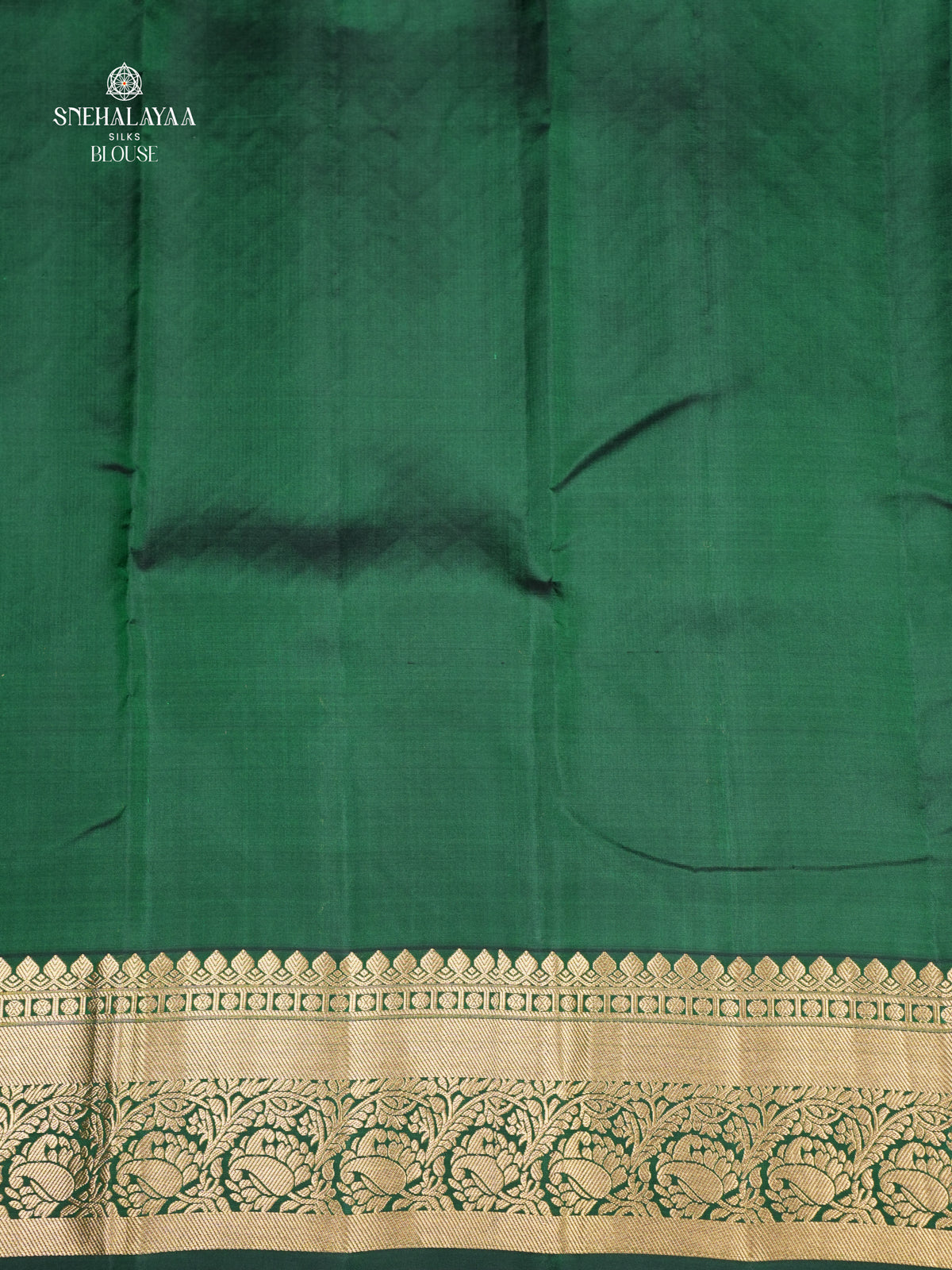 Forest Green Kanjivaram Silk Saree