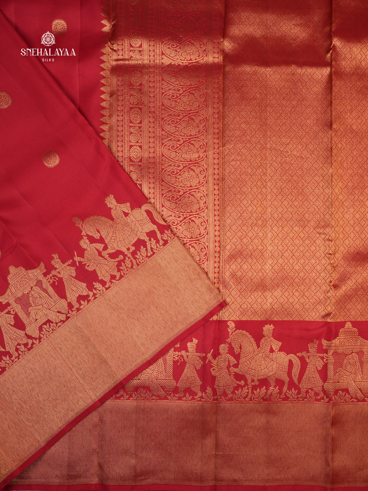 Red Kanjivaram Silk Saree