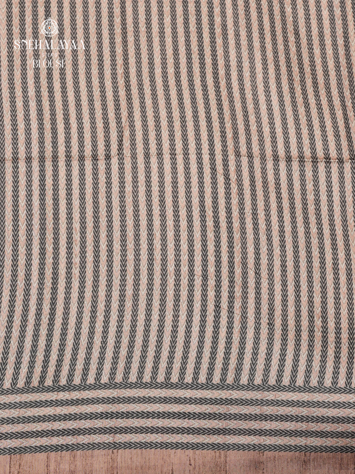 Beige Tussar Embroidery Saree