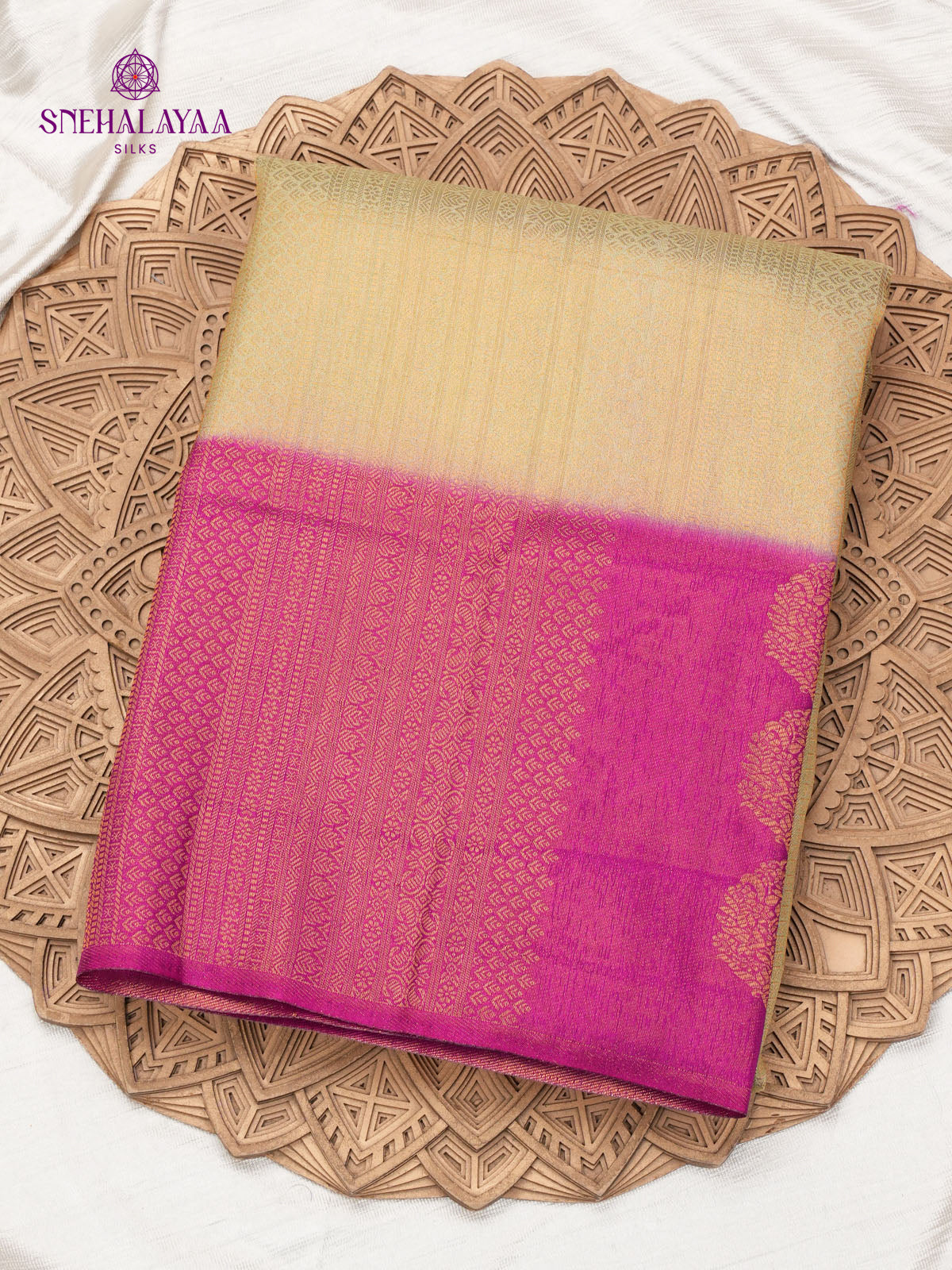 Golden Soft Silk Saree