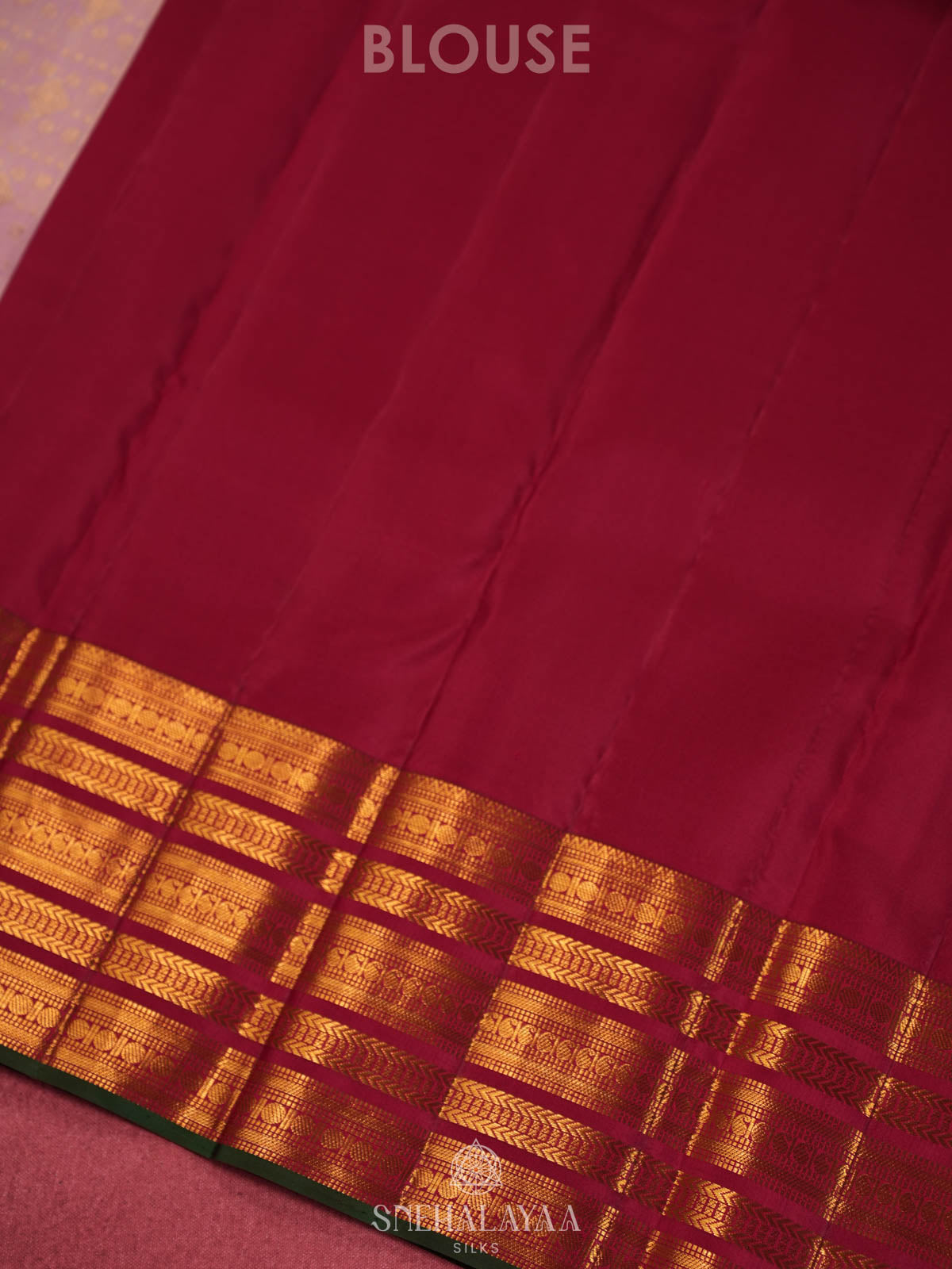 Pink Kanjivaram Silk Saree
