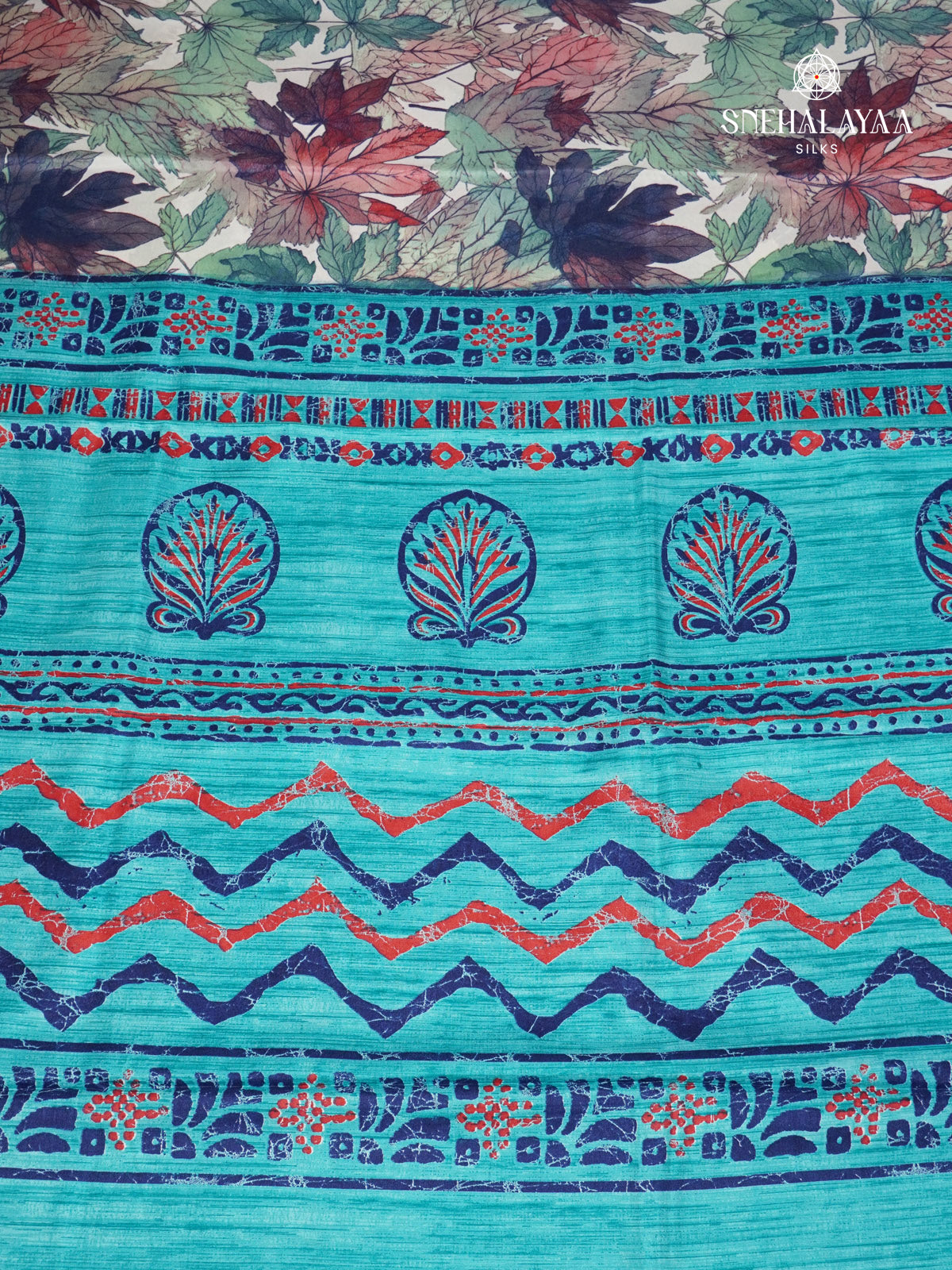 Multicolour Dola Silk Saree