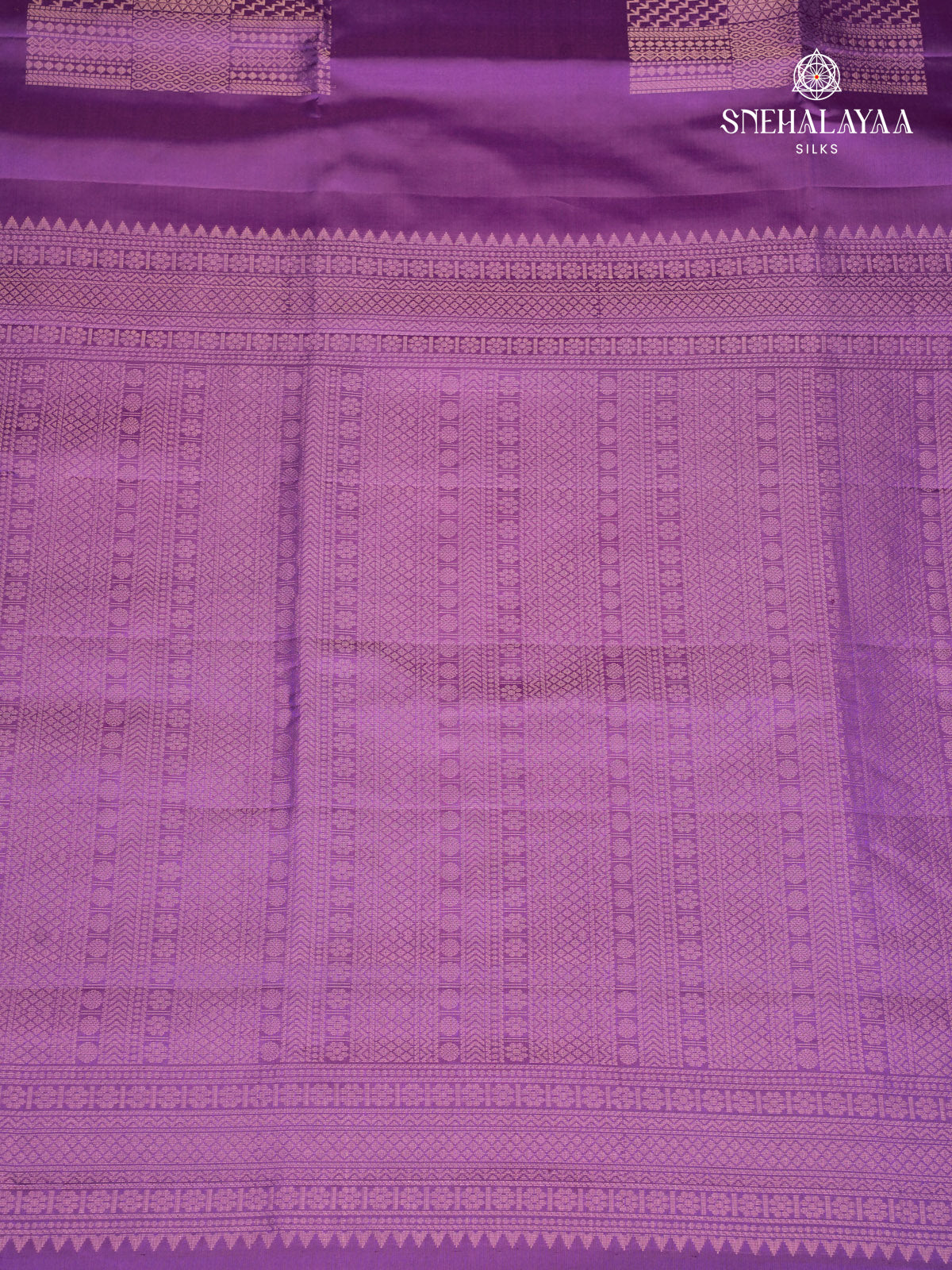 Violet Kanjivaram Soft Silk Saree