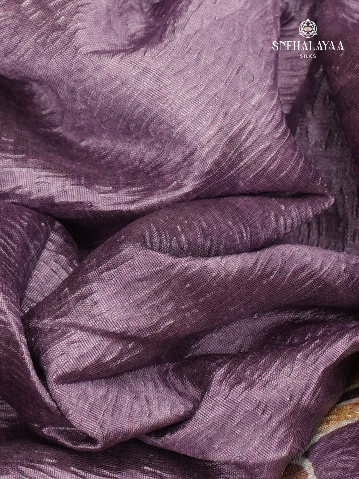 Lavender Crush Embroidery Saree