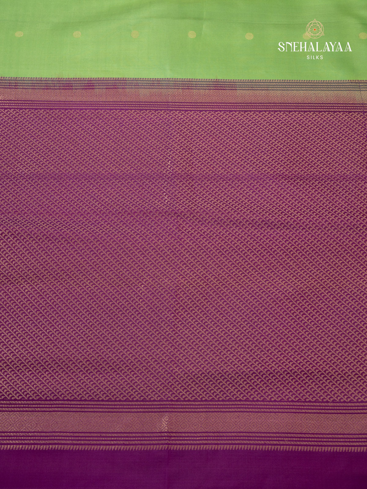 Pista Green Kanjivaram Soft Silk Saree