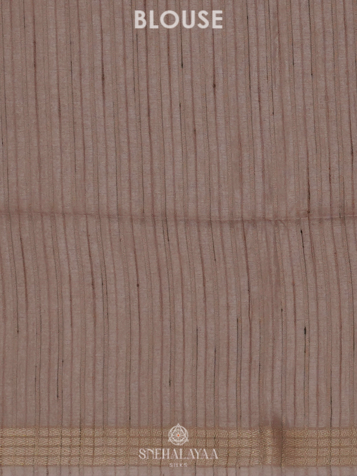 Beige Tussar Saree