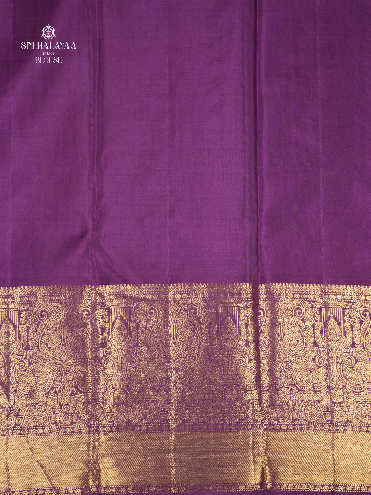 Purple Kanjivaram Silk Saree