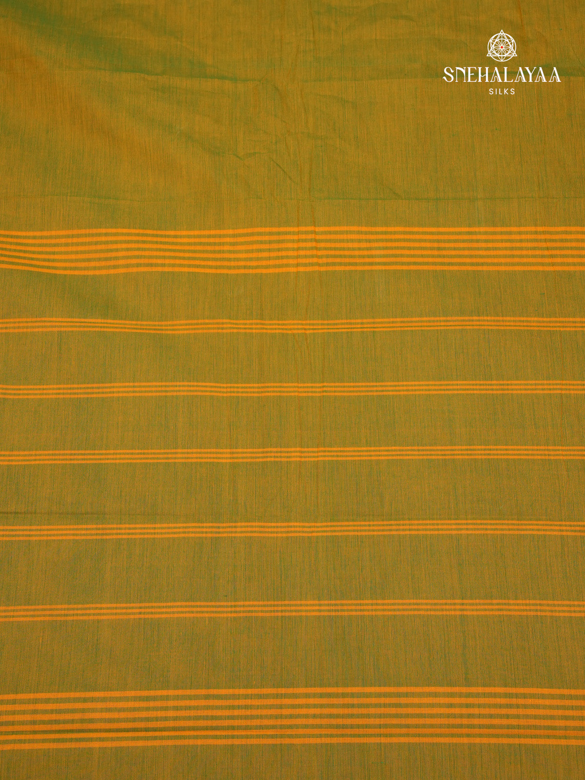 Mustard Yellow Kanchi Cotton Saree