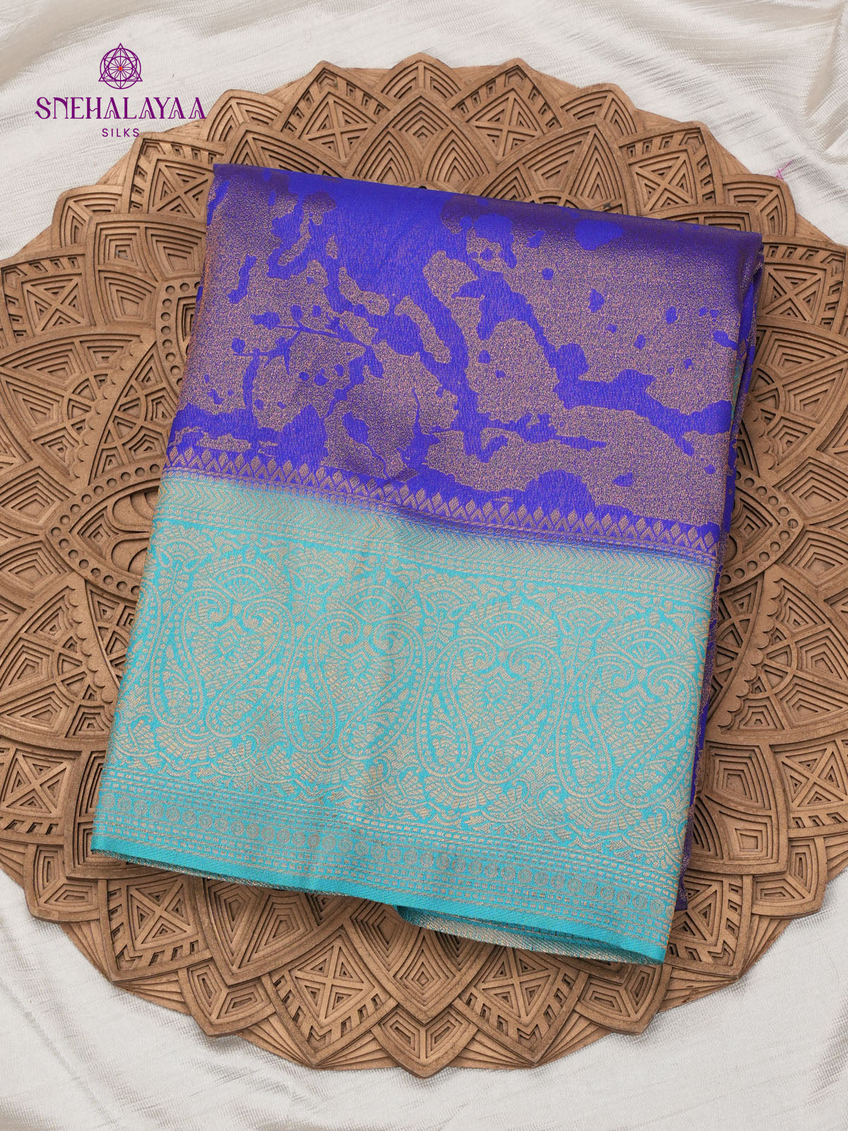 Royal Blue Soft Silk Saree