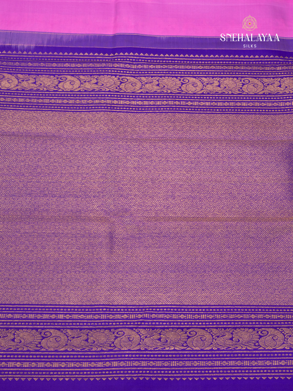 Pink Kanjivaram Silk Saree