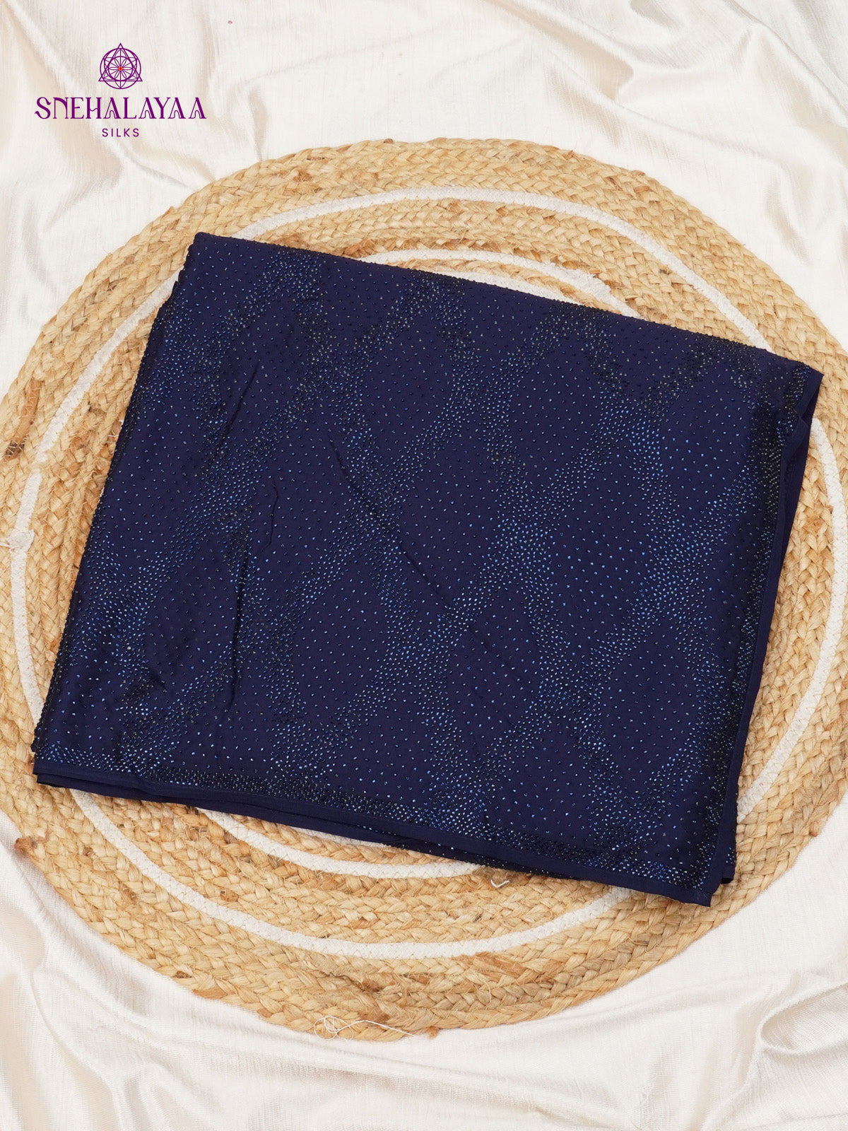 Royal Blue Designer Saree