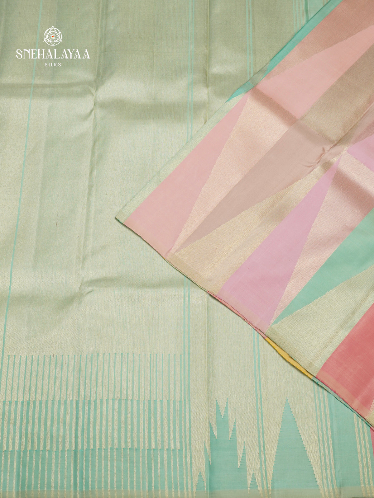 Multi Colour Kanjivaram Silk Saree