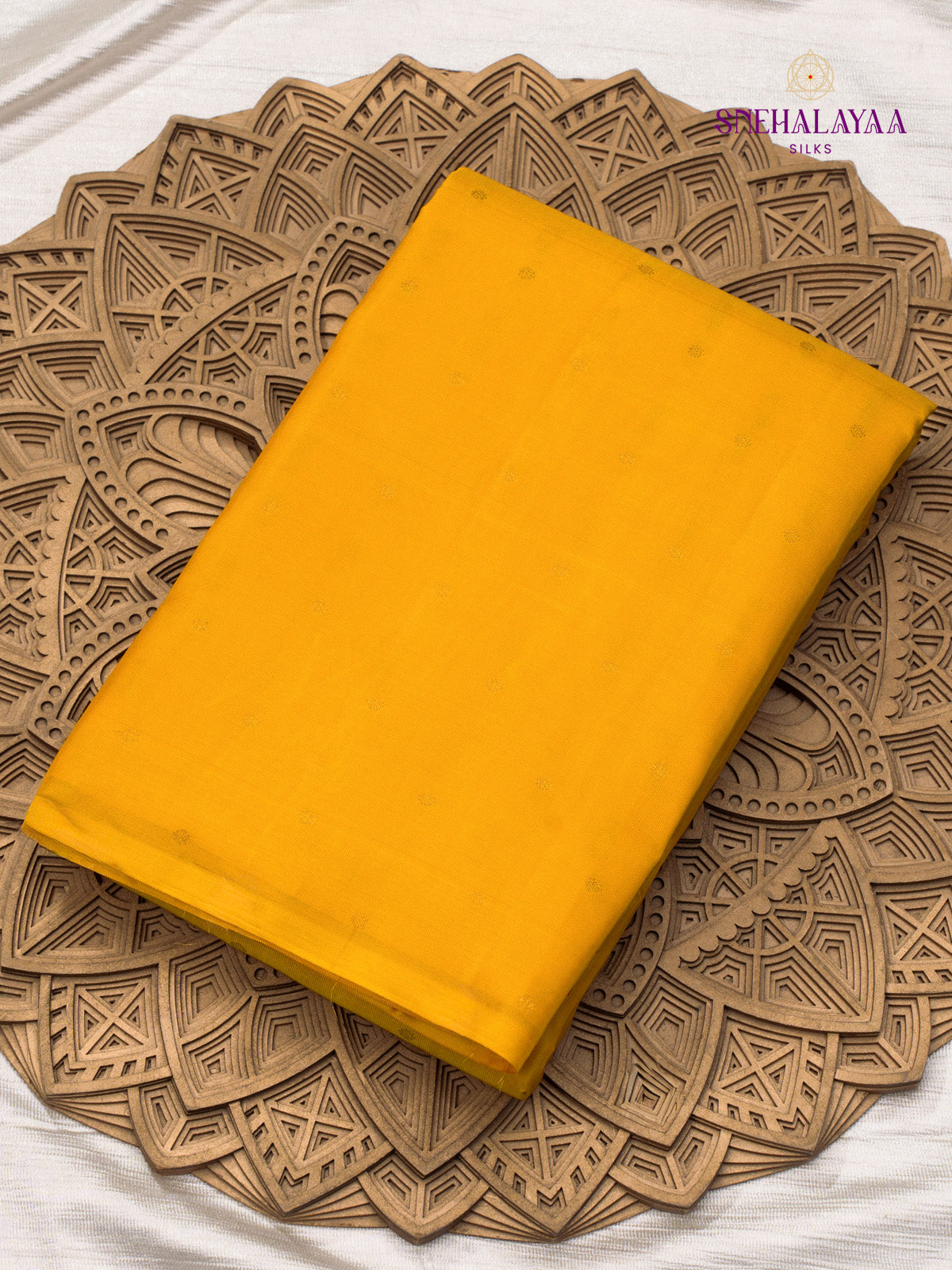 Yellow Kanjivaram Silk Saree