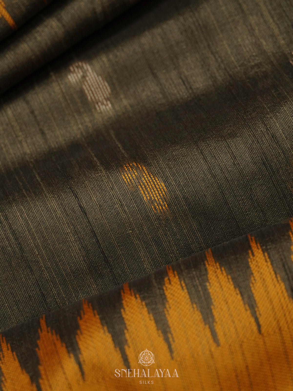 Green Munga Tussar Saree