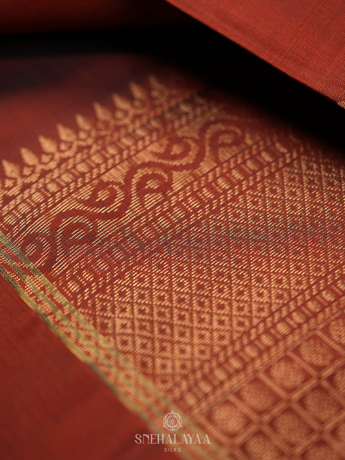 Burgundy Soft Silk Saree