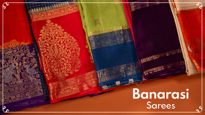 Semi Banarasi Sarees