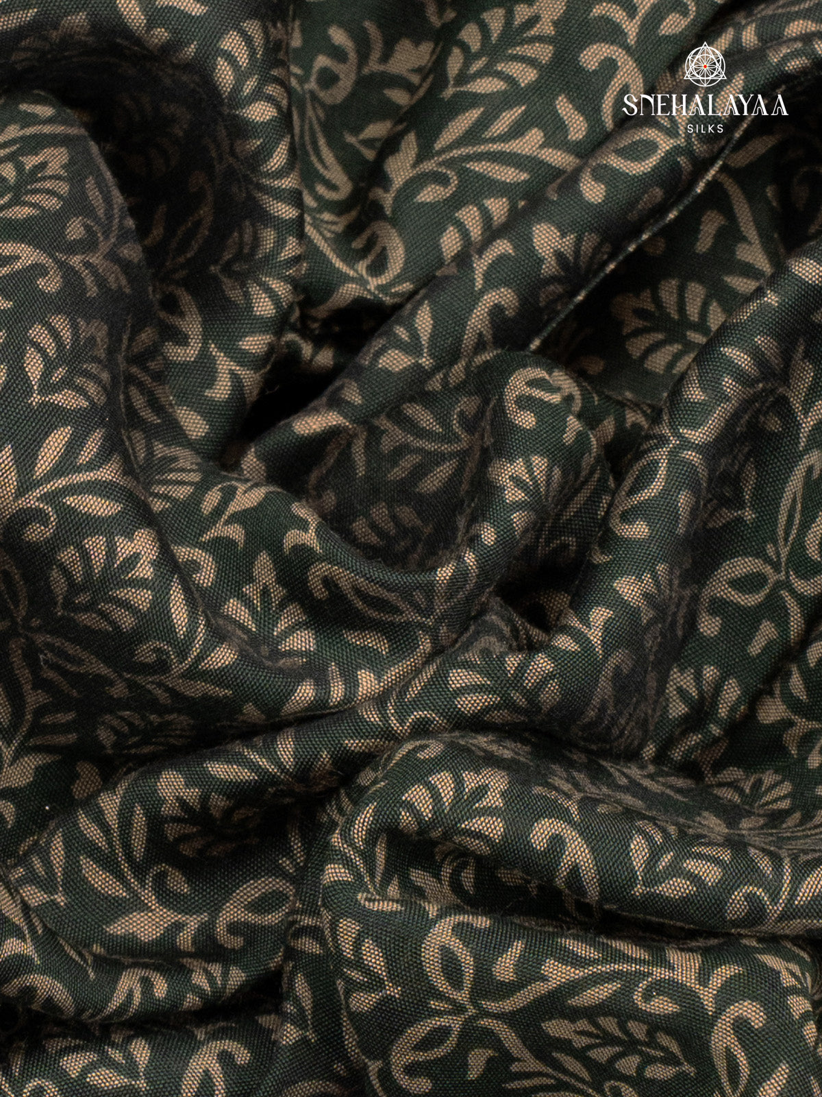 Black Dola Silk Saree