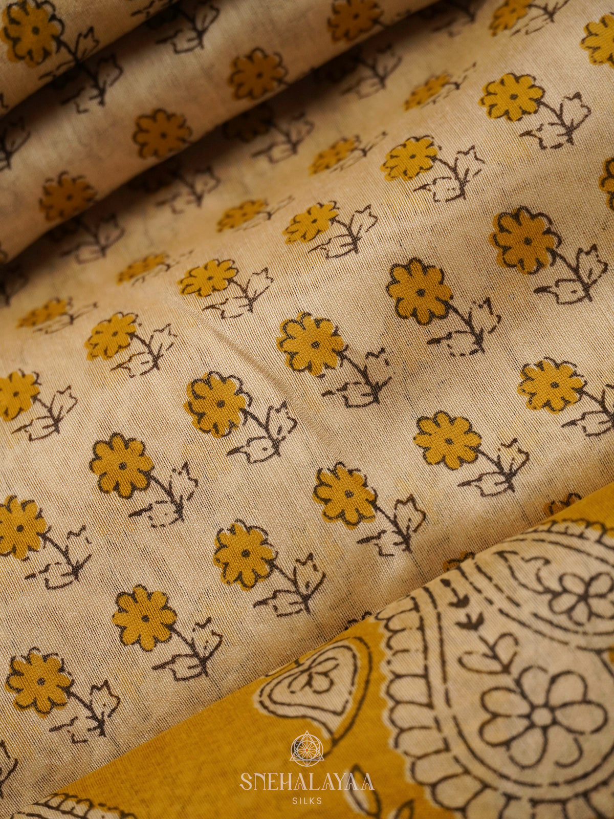 Cream Chanderi Saree