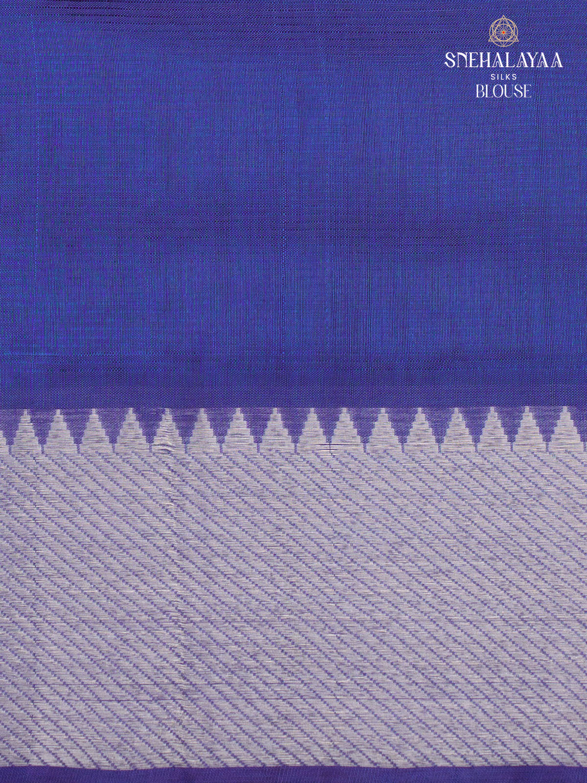 Blue Mangalagiri Silk Cotton Saree