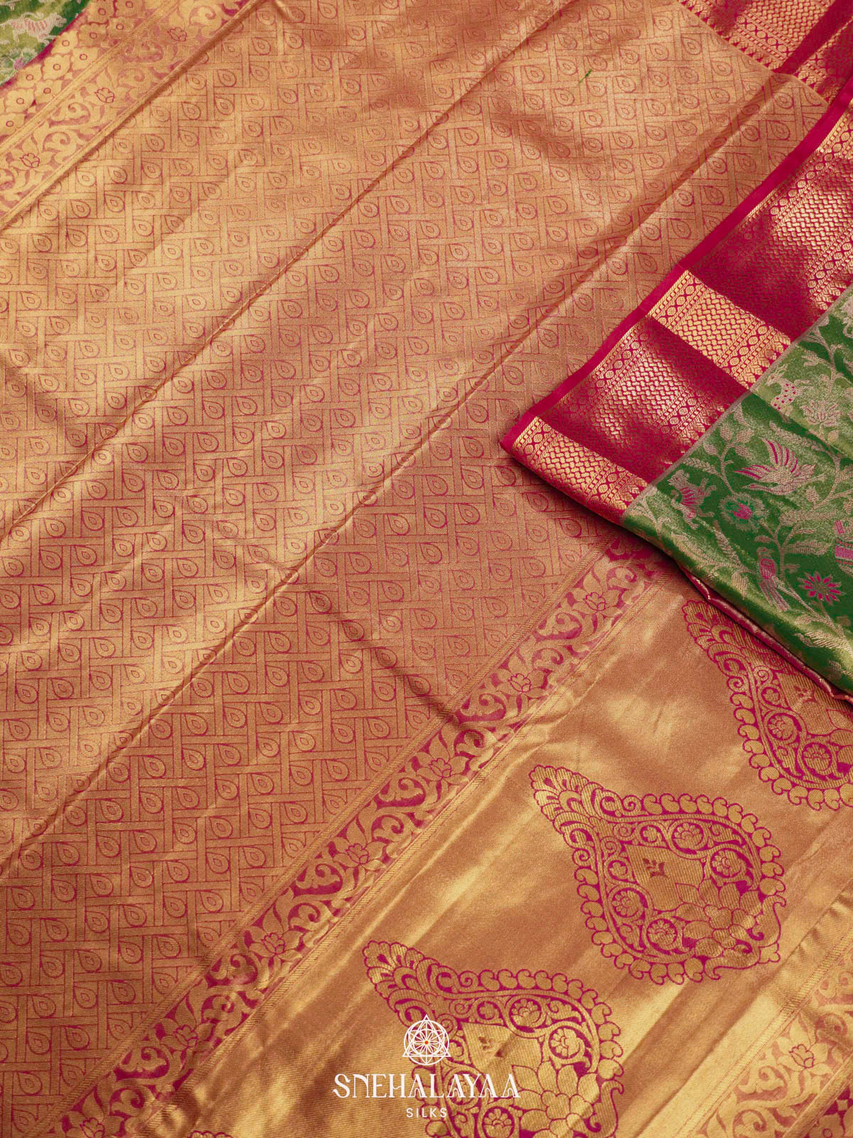 Green Art Silk Saree