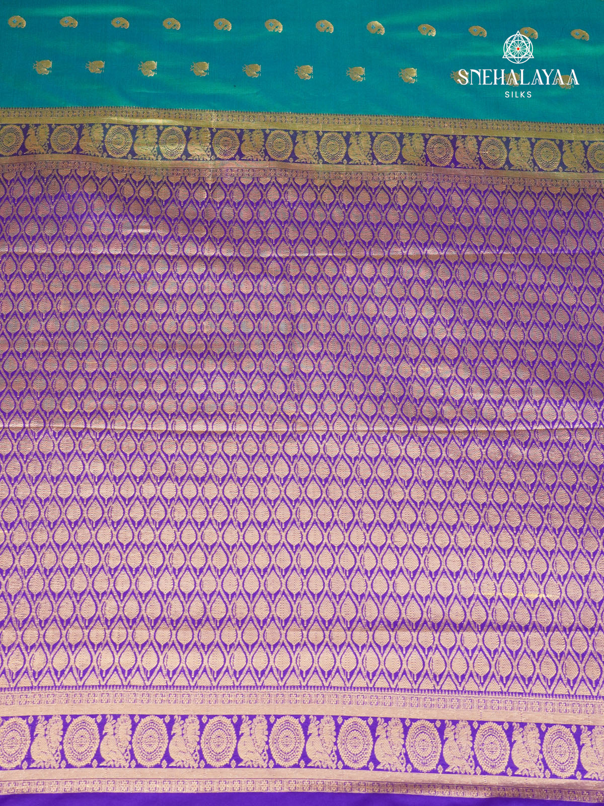 Green Gadwal Silk Saree