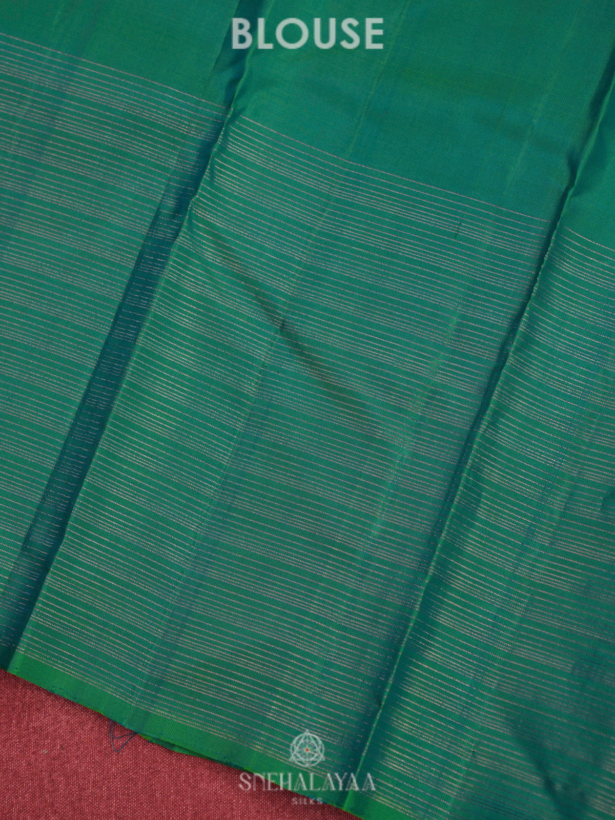 Seafoam Green Kanjivaram Silk Saree
