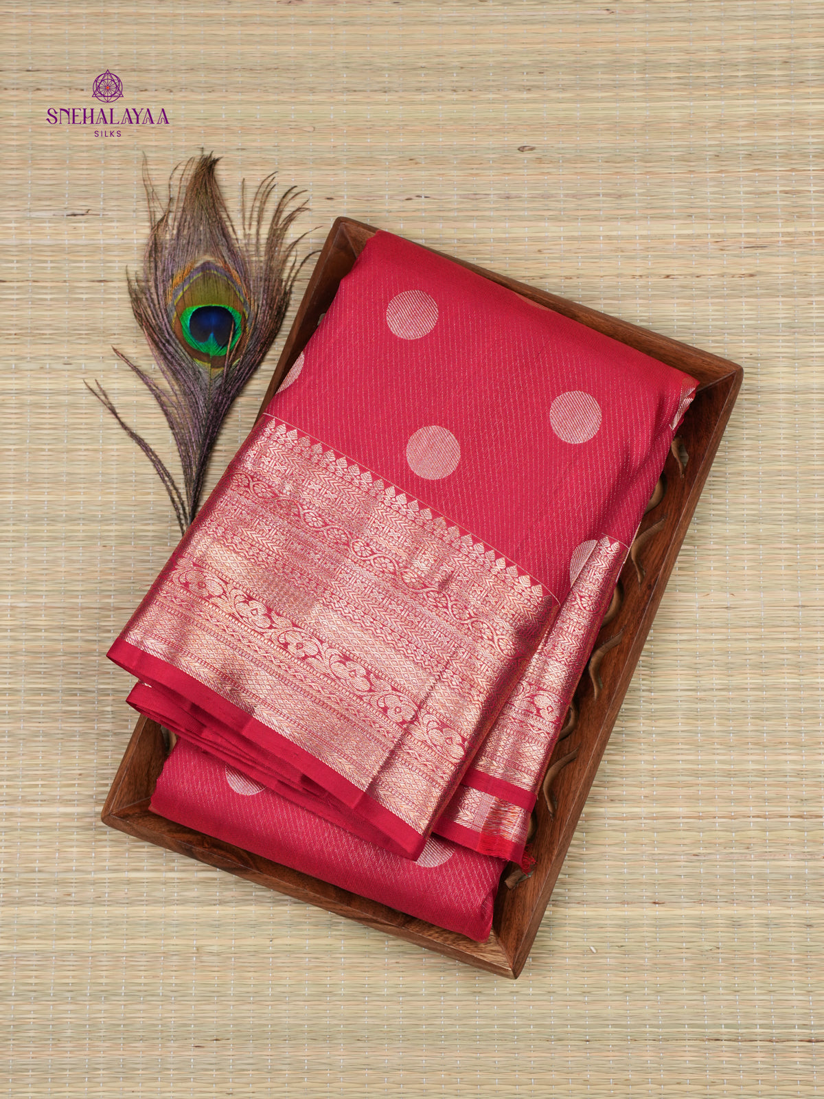 Pink Kanjivaram Silk Saree