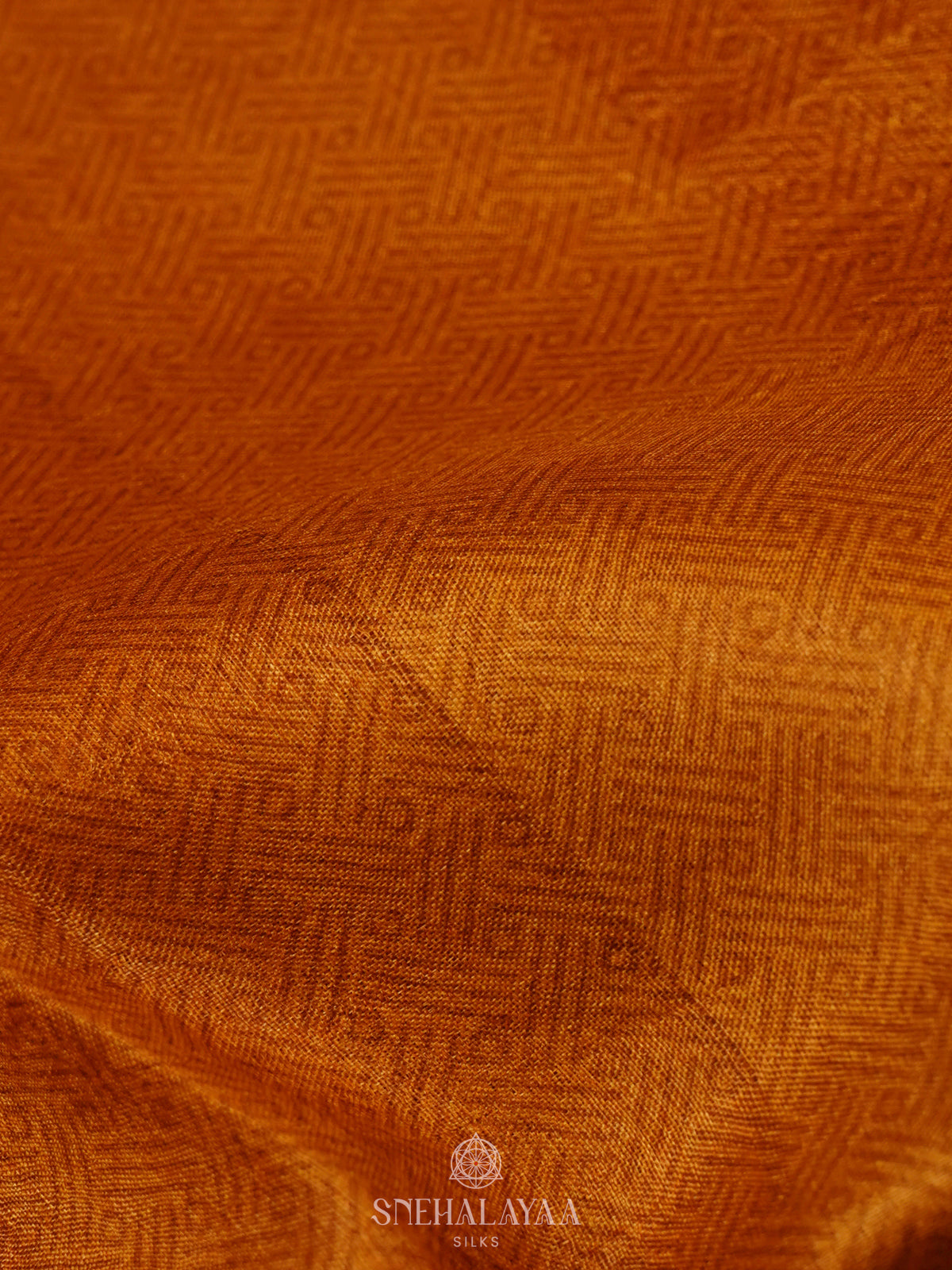 Yellow Tussar Saree