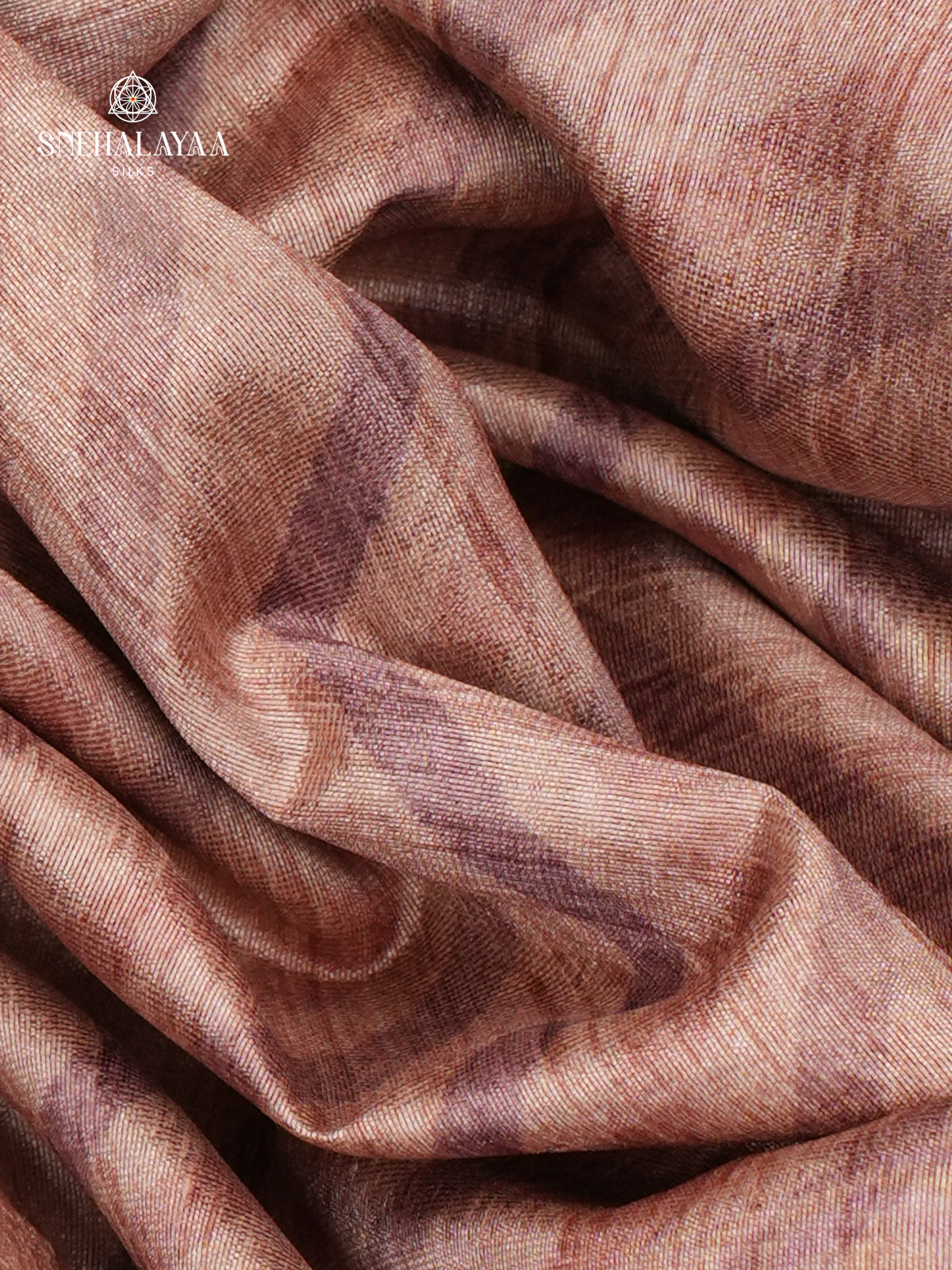 Beige Tussar Embroidery Saree