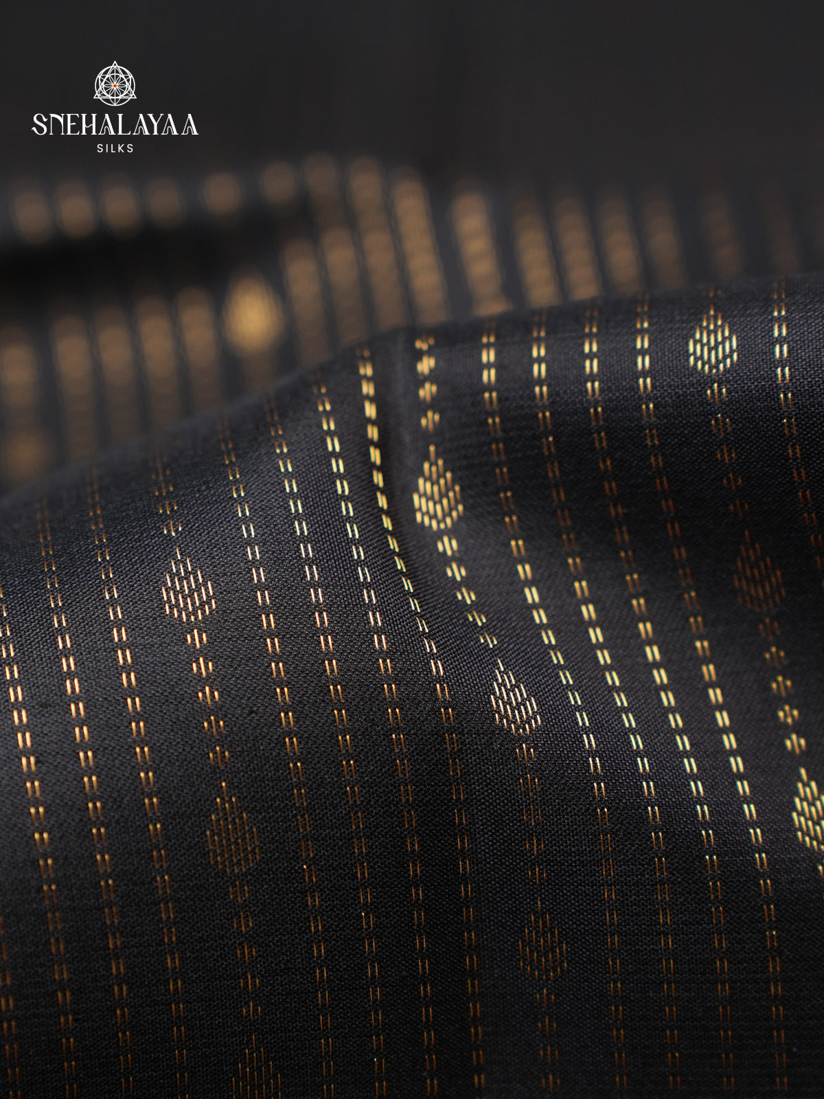 Black Kanjivaram Silk Saree