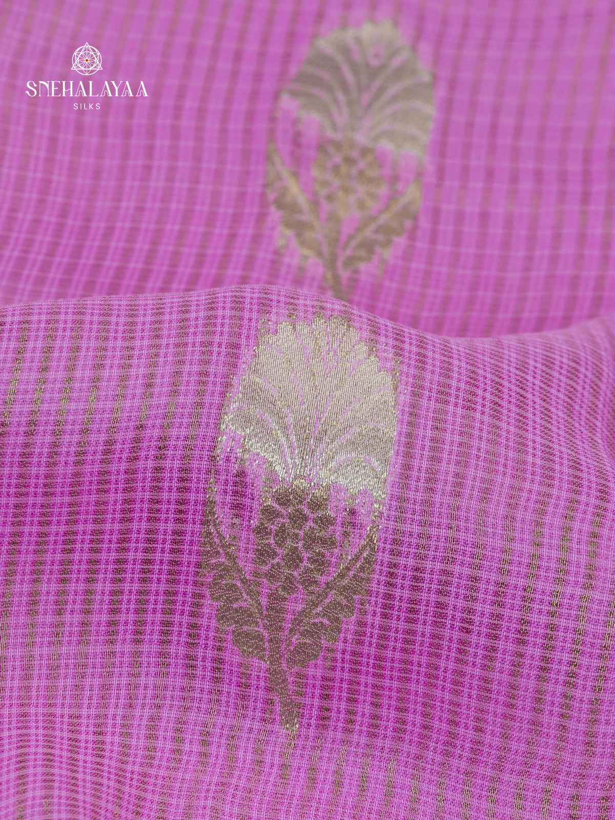 Lavender Banaras Kota Saree