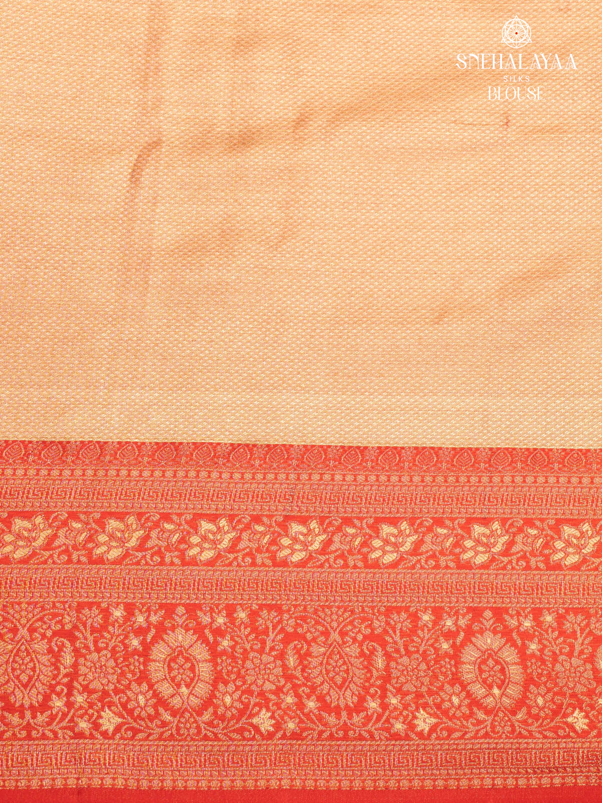 Peach Kanjivaram Silk Saree