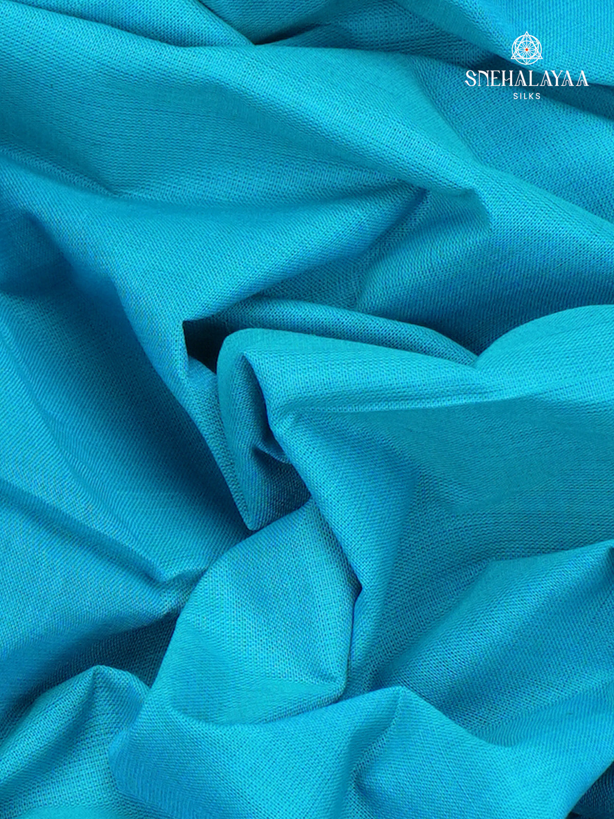 Sky Blue Chettinad Cotton Saree