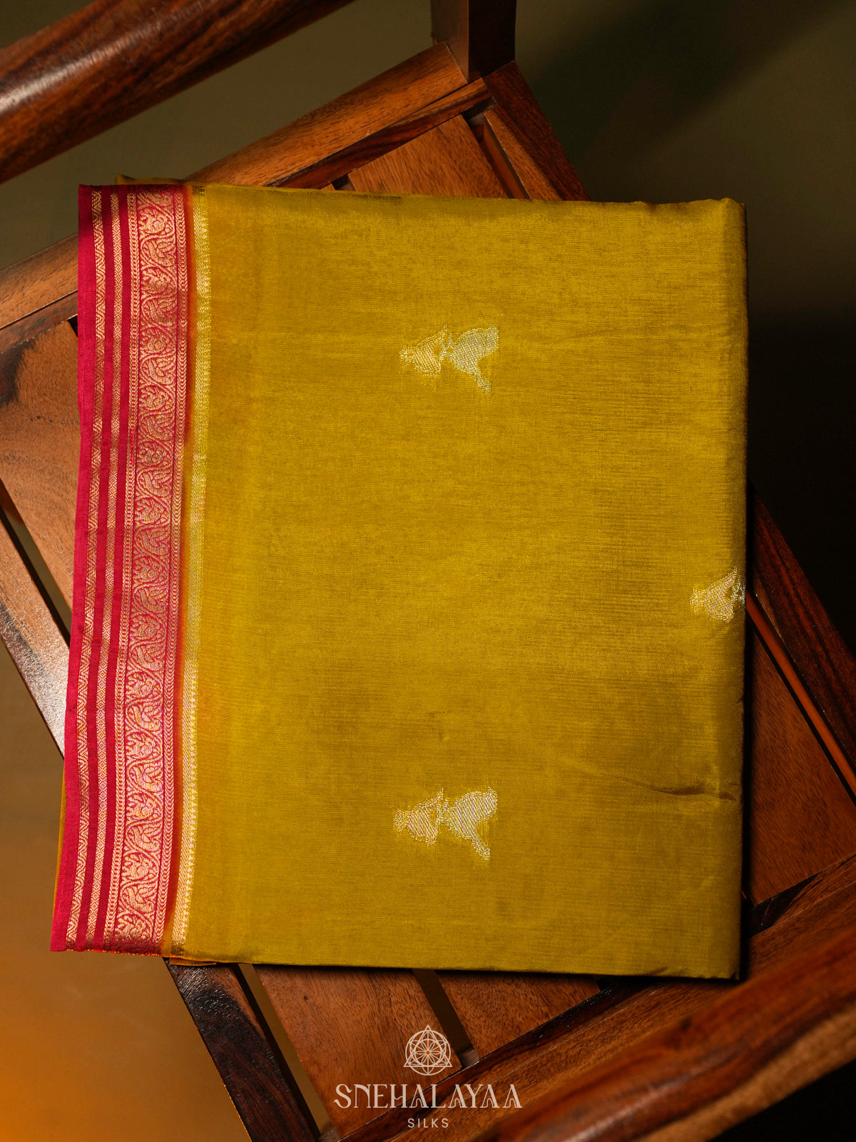 Yellow Banaras Silk Saree