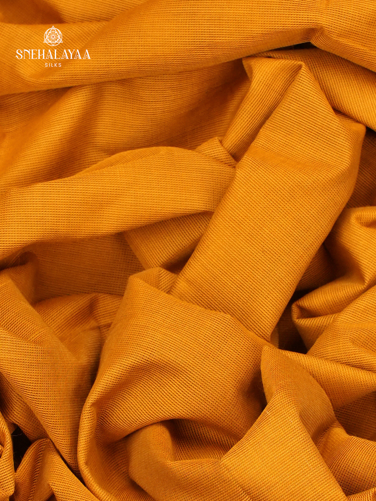 Mustard Yellow Chettinad Cotton Saree