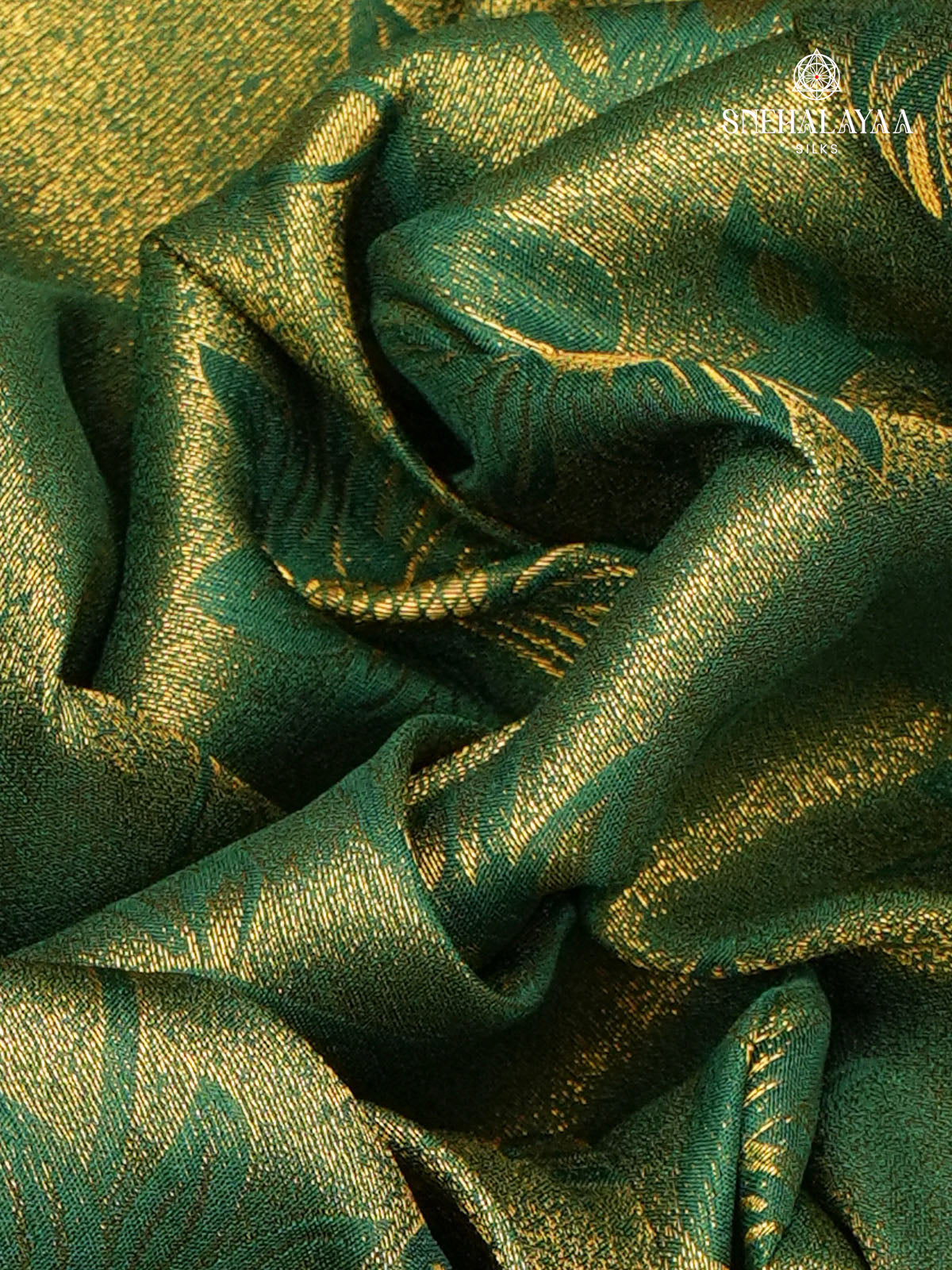 Emerald Green Soft Silk Saree