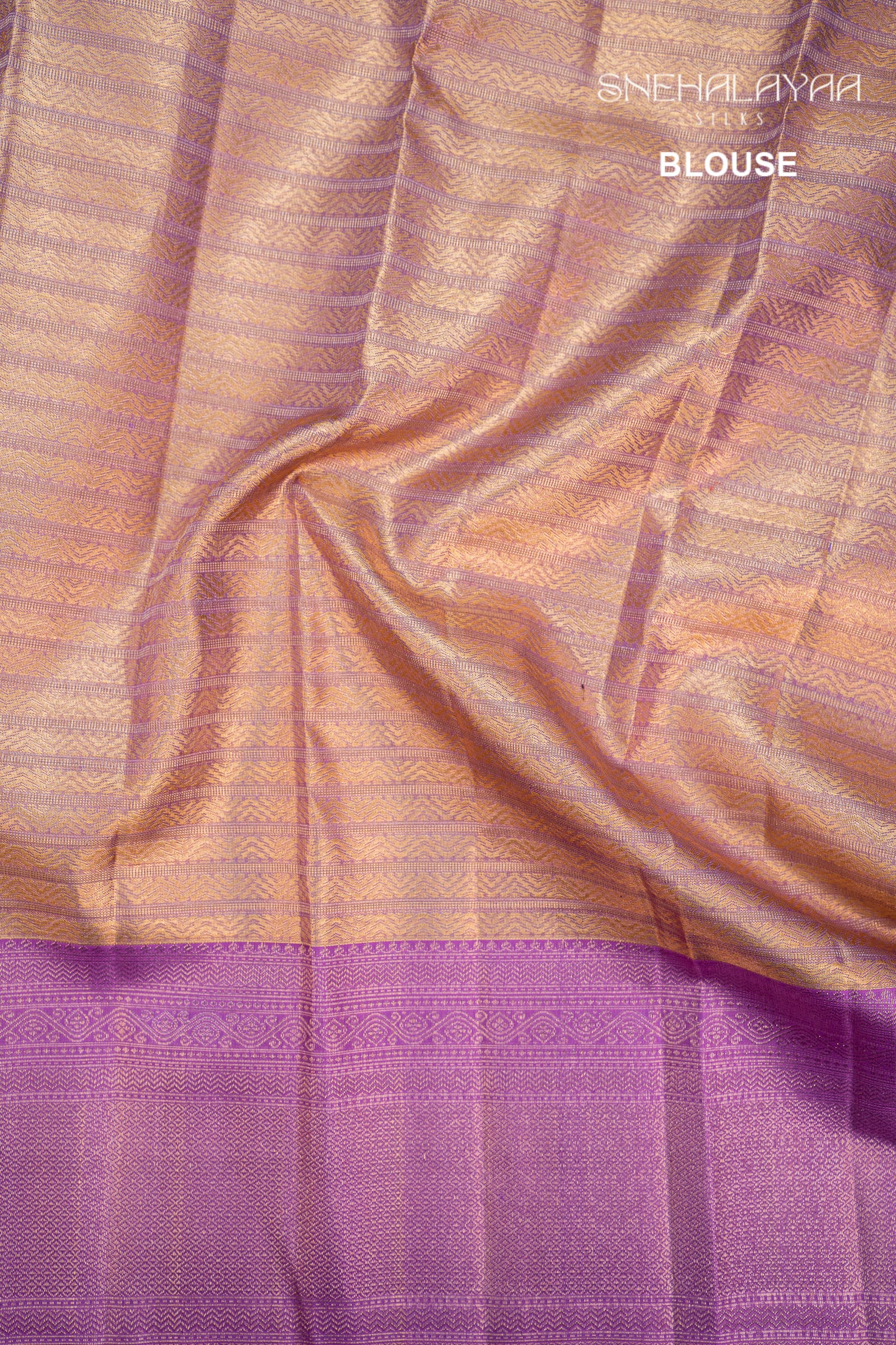 Orchid Purple Kancheevaram Tissue Silk Saree