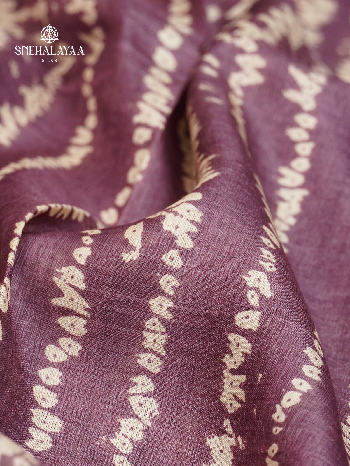 Brown Tussar Saree