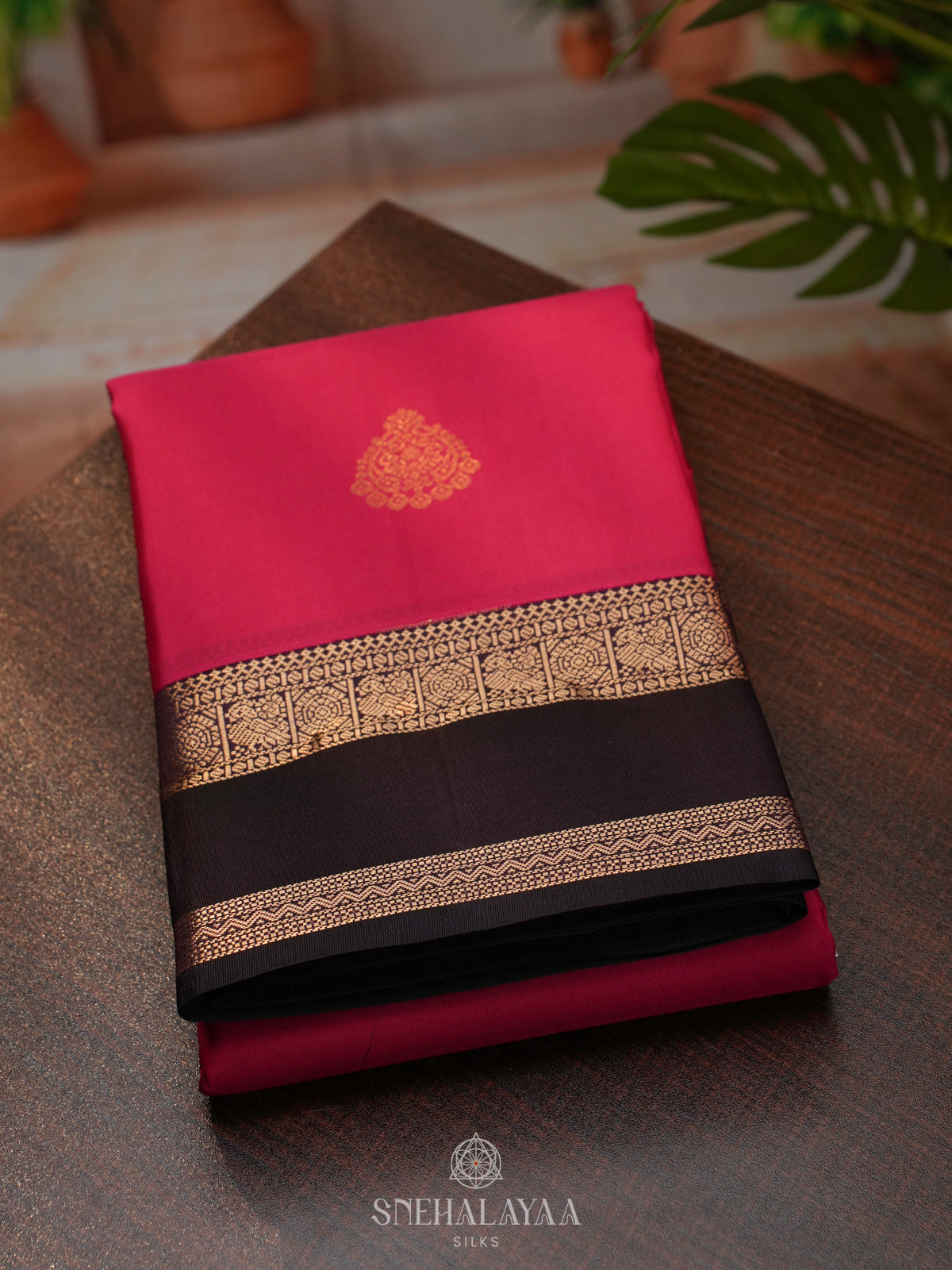 Pink Kanjivaram Silk Saree