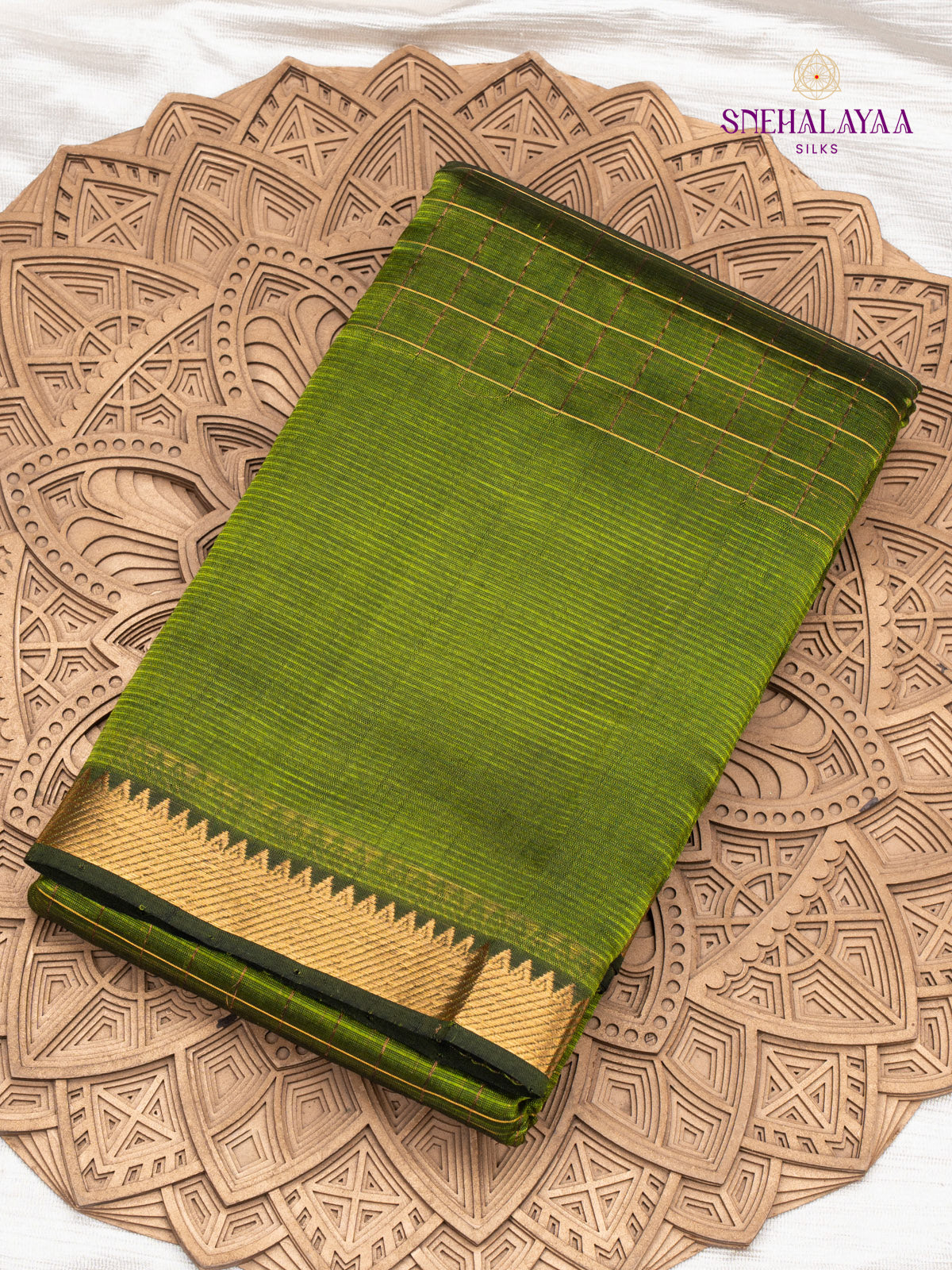 Green Managalagiri Silk Cotton Saree