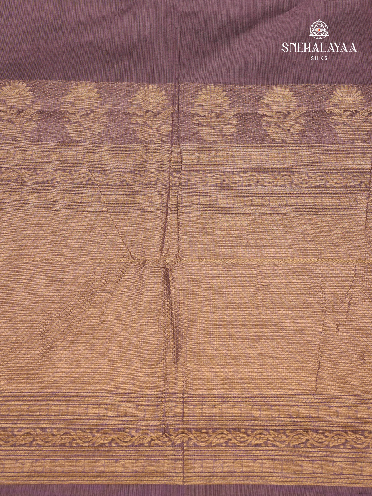 Plum Kanchi Cotton Saree