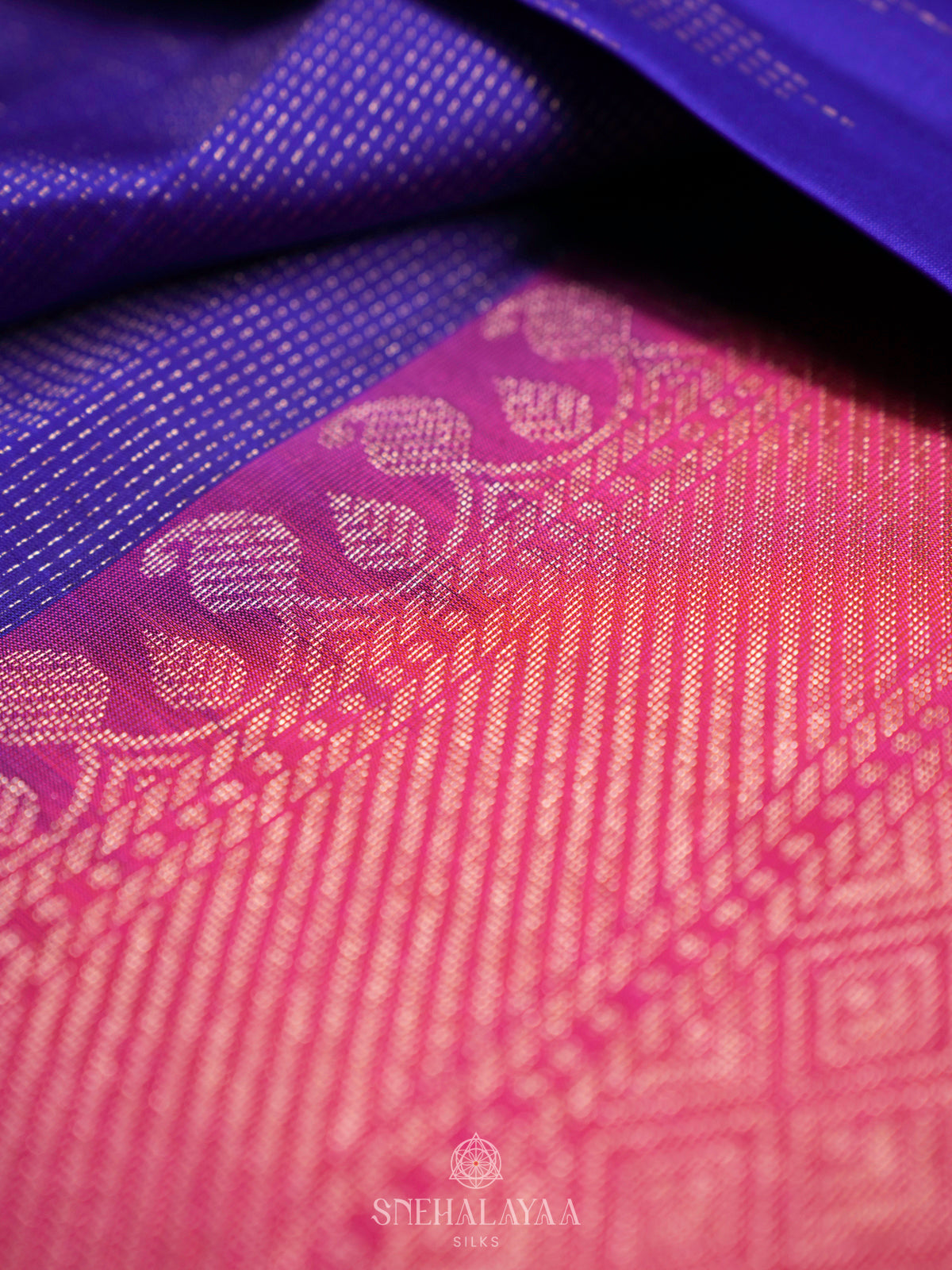 Royal Blue Kanjivaram Silk Saree