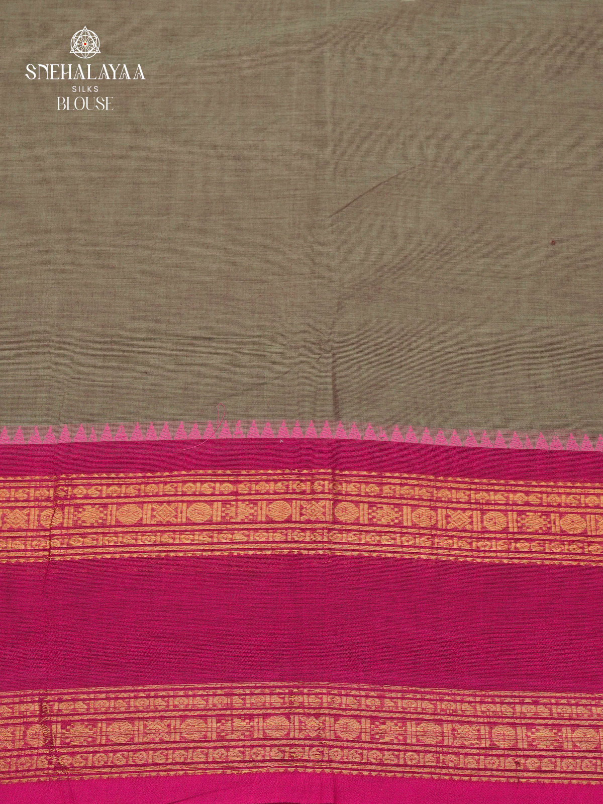 Grey Chettinad Cotton Saree