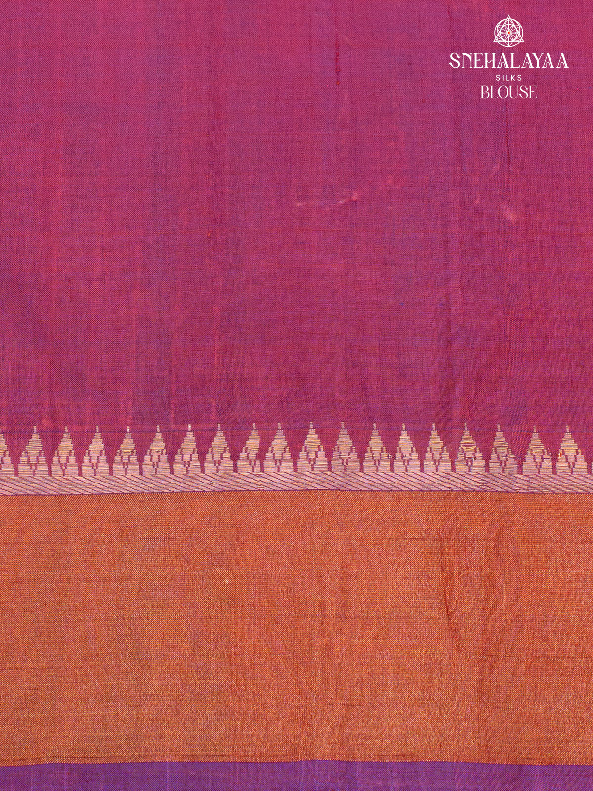 Blue Katan Silk Saree