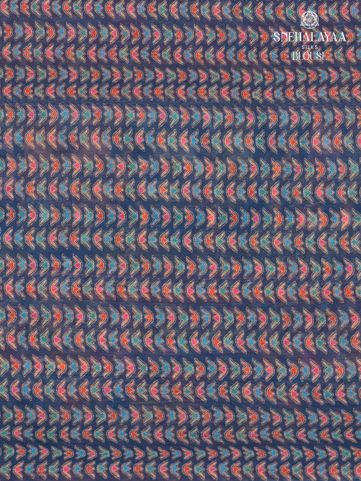 Beige With Navy Blue Border Linen Saree