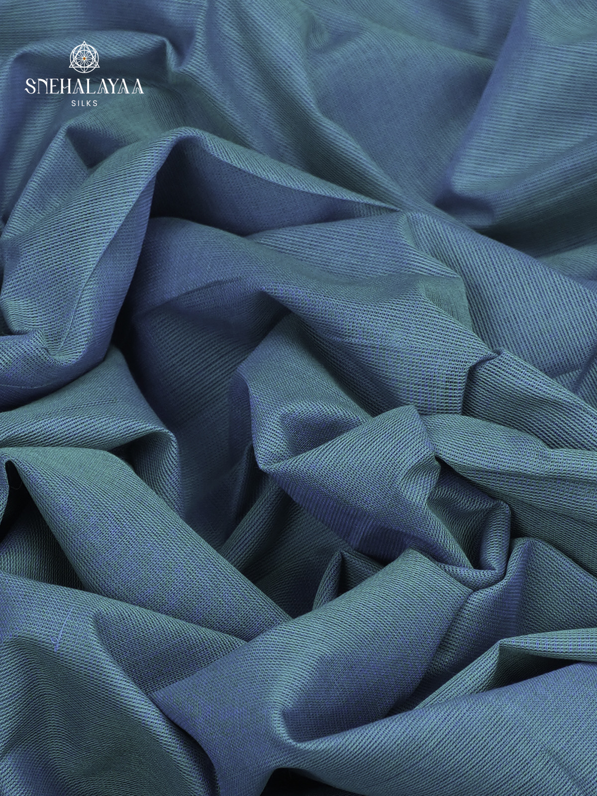 Blue Chettinad Cotton Saree