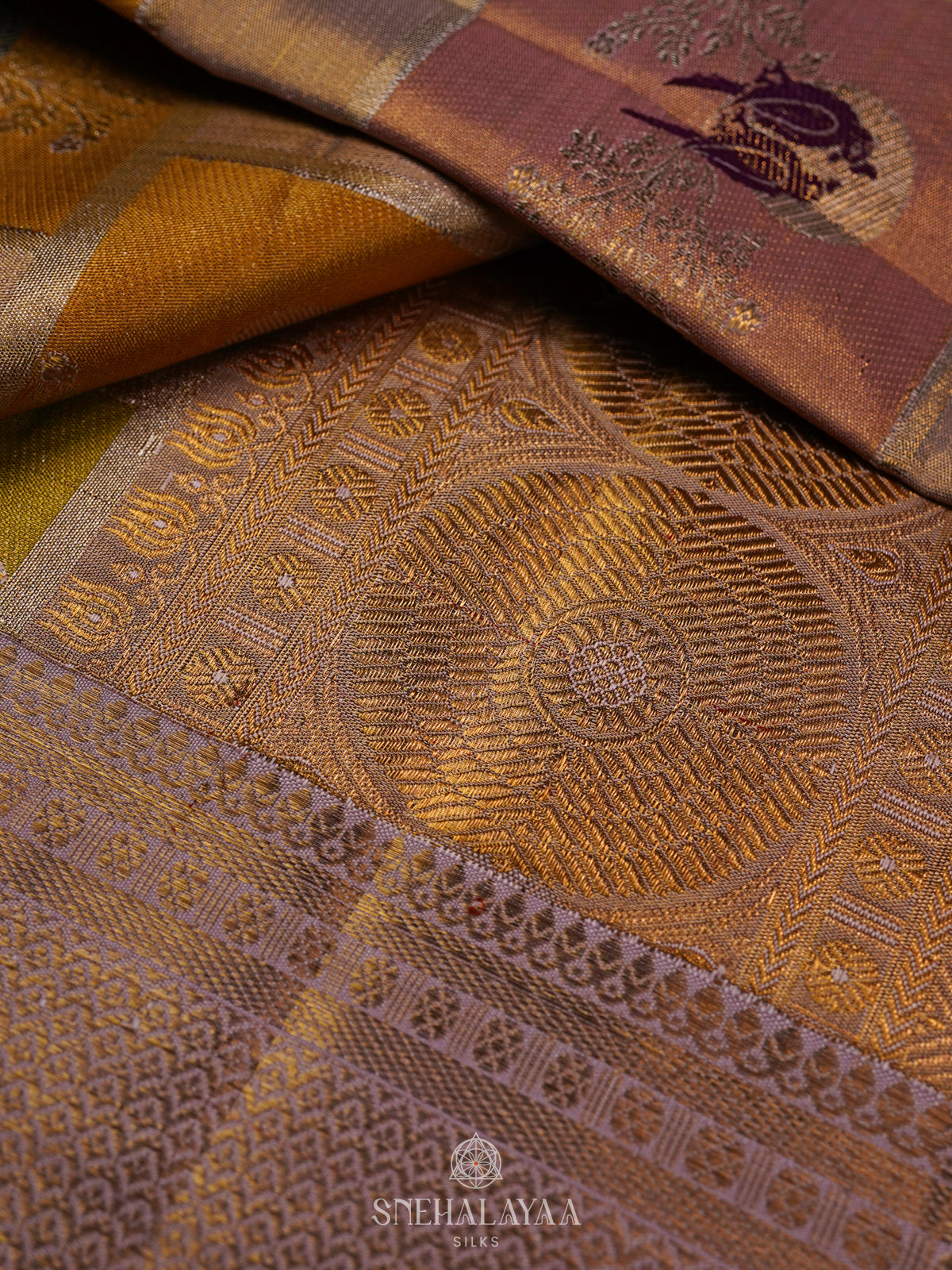 Multicolour Kanjivaram Silk Saree