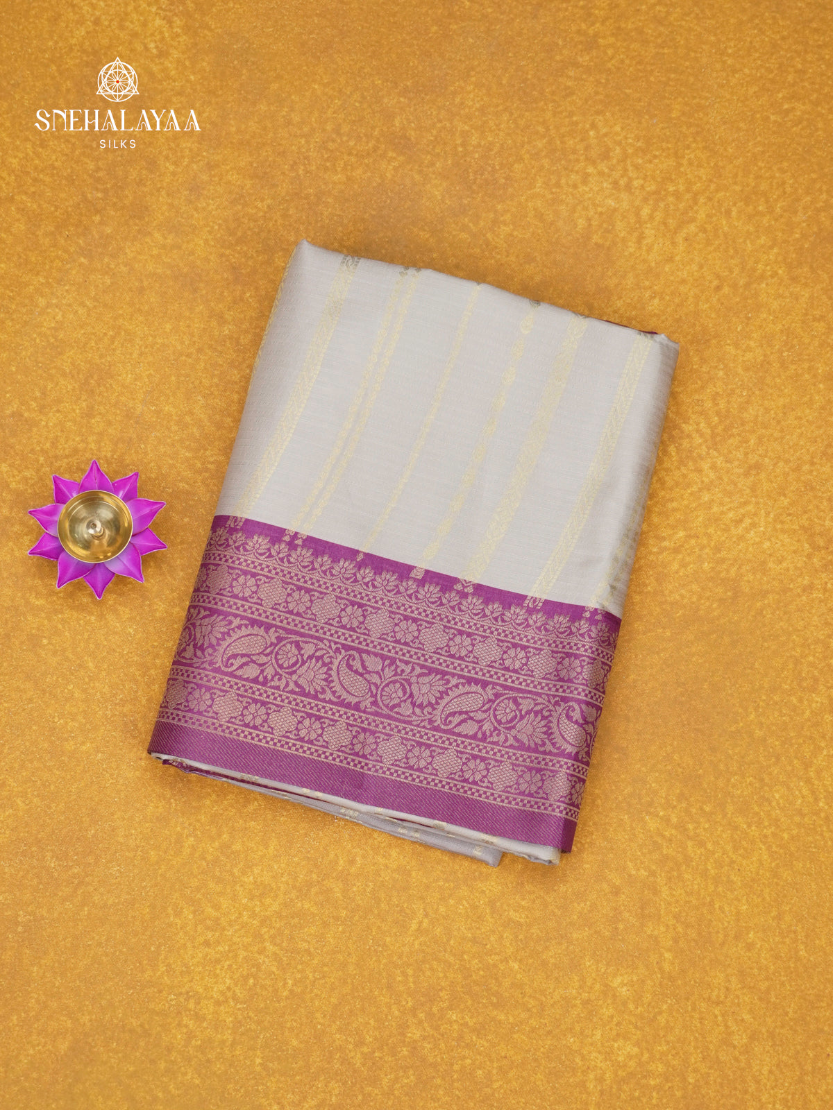 Grey Jute Saree